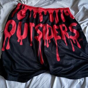 Chalk Line NWO Outsiders Black and Red Men's Shorts